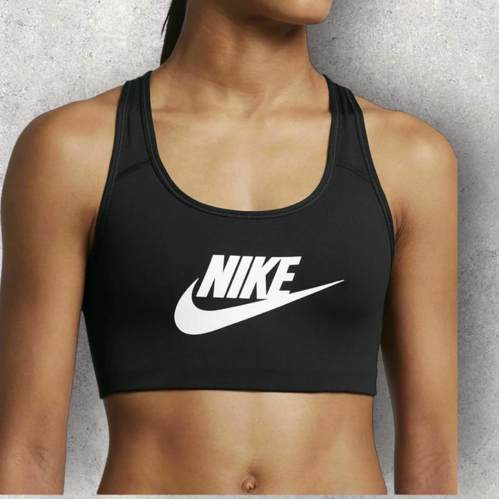 NIKE PRO MEDIUM SUPPORT CLASSIC SWOOSH Sports Bra Medium
